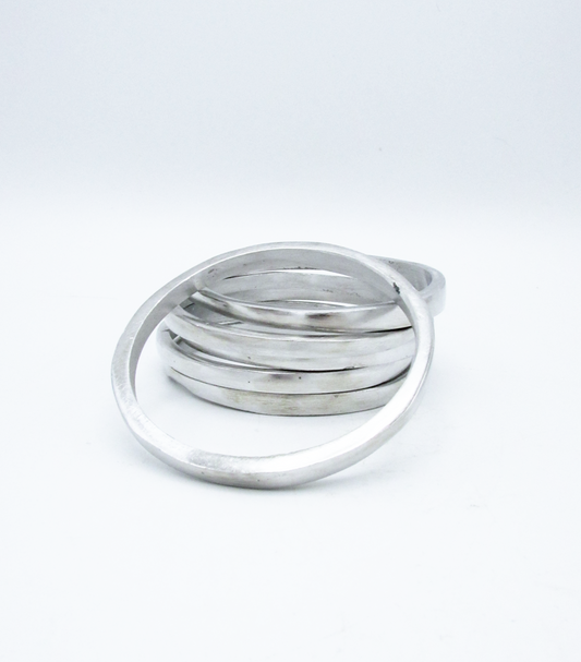 Handmade Recycled Aluminum Bangles