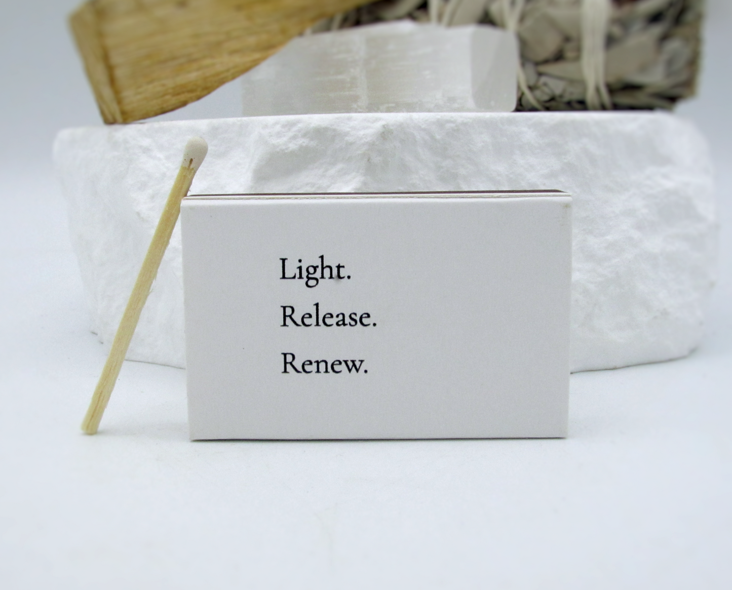 The Reset Ritual | White Sage, Palo Santo, & Selenite Cleansing Kit