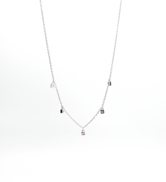 Cubic Sparkle Necklace .925