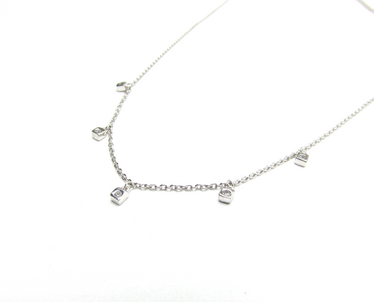 Cubic Sparkle Necklace .925