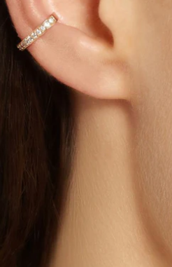 CZ Ear Cuff 14K GP