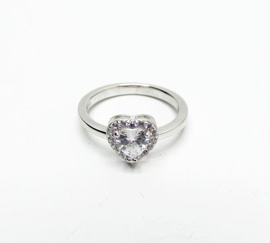 Heart Bling Ring .925
