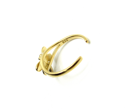 Dragonfly Toe Ring 14K GP