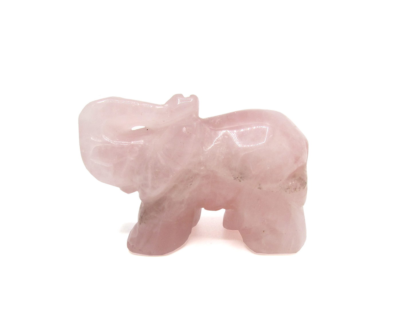 Rose Quartz Elephant Animal Crossing Crystal Totem