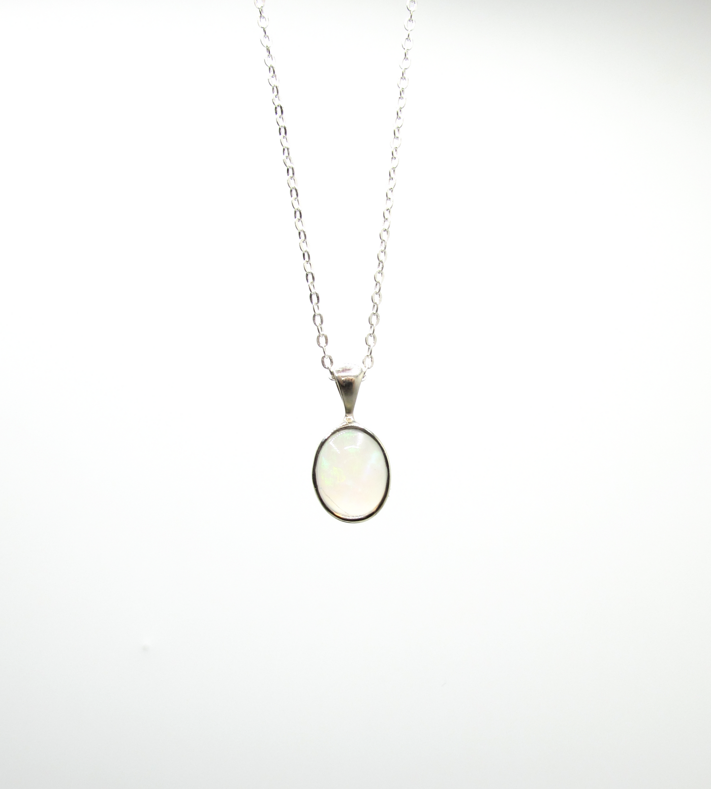 Ethiopian Opal Pendant – Sterling Silver