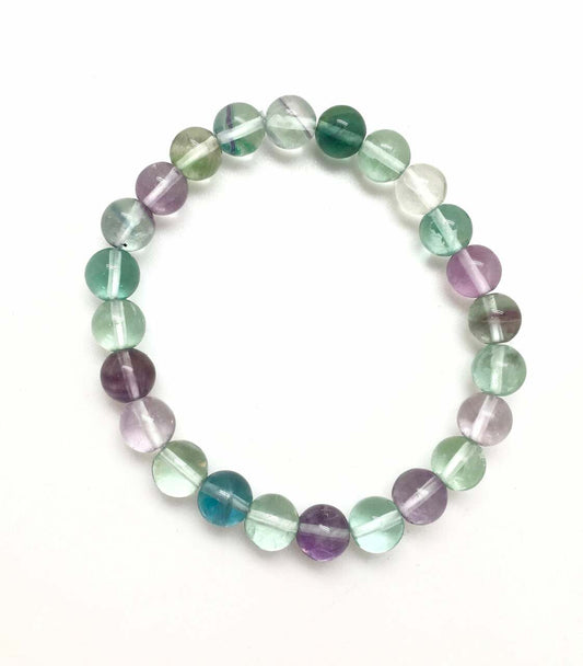 Fluorite Stretch Bracelet 8mm