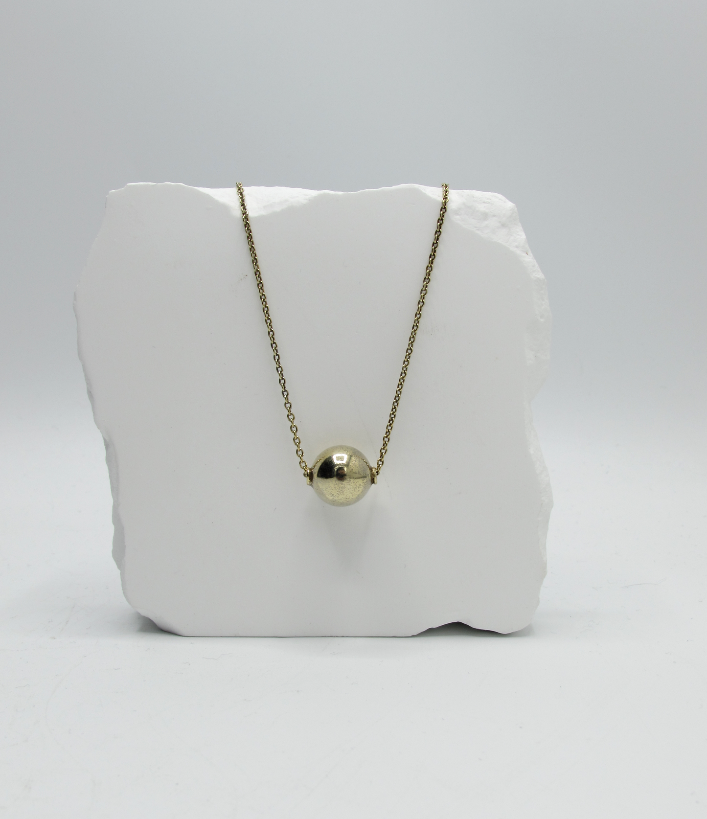 Golden Ball Necklace 14K GP