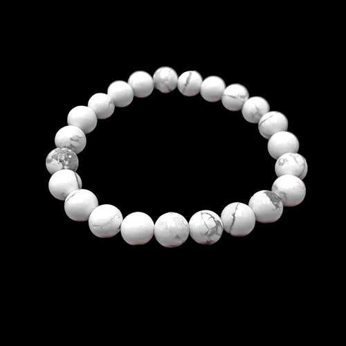 Howlite Stretch Bracelet 8mm