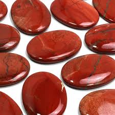 Red Jasper Palm Stone Large