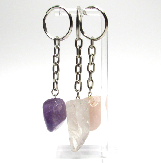 Freeform Crystal Keychains