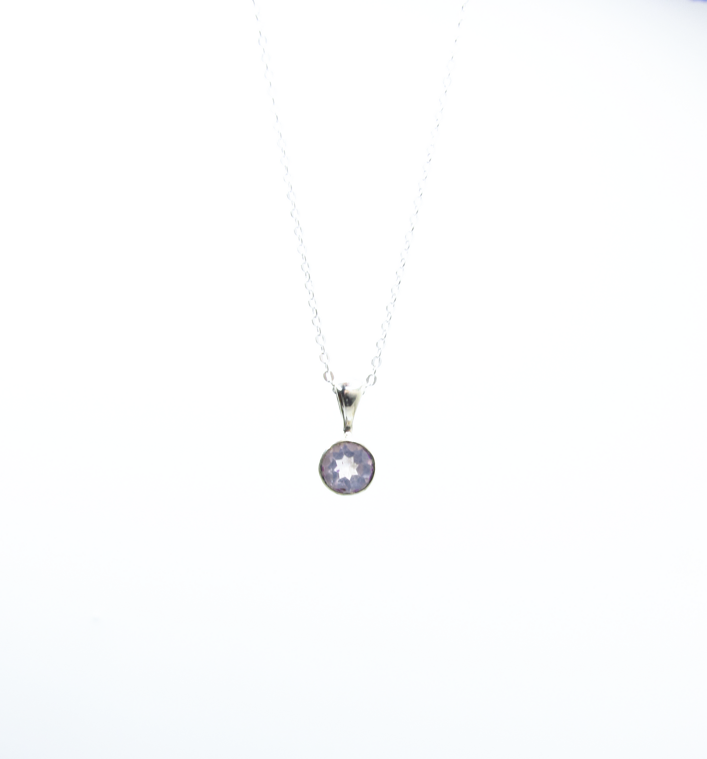 Lavender Amethyst Pendant – Sterling Silver .925