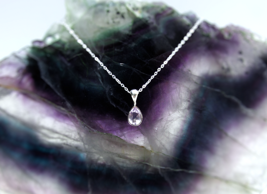 Lavender Amethyst Pendant – Sterling Silver .925