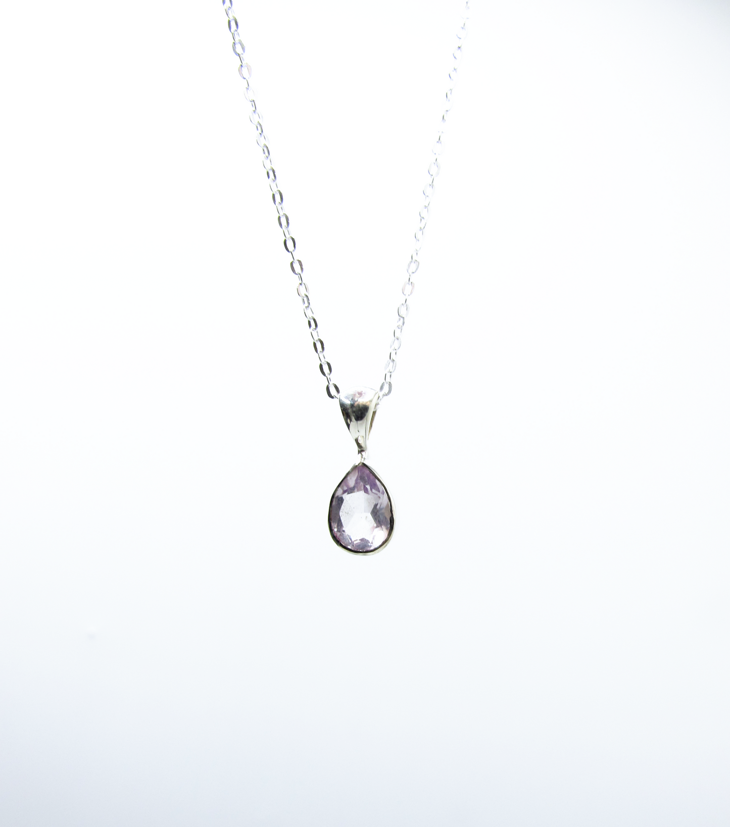Lavender Amethyst Pendant – Sterling Silver .925