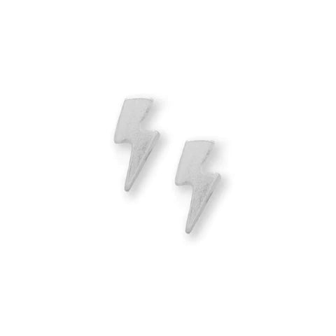 Mini Lightning Bolt Studs .925