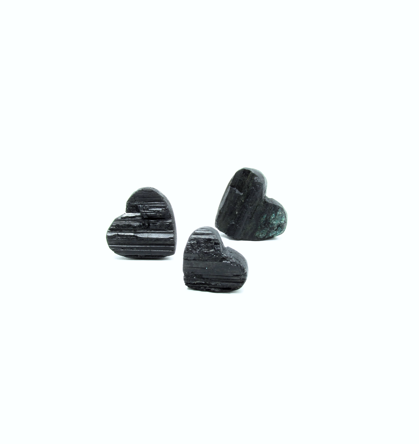 Mini Black Tourmaline Hearts