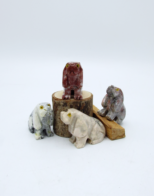 Hand-Carved Soapstone Animals | Collectible Figures