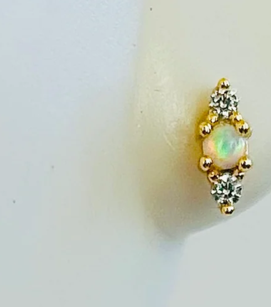 GP Mini Opal CZ Earrings