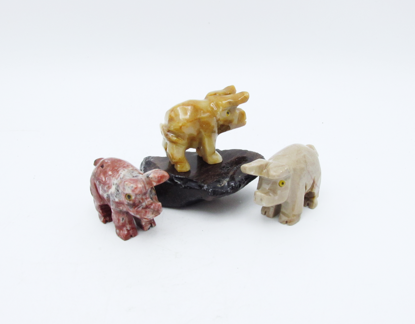 Hand-Carved Soapstone Animals | Collectible Figures