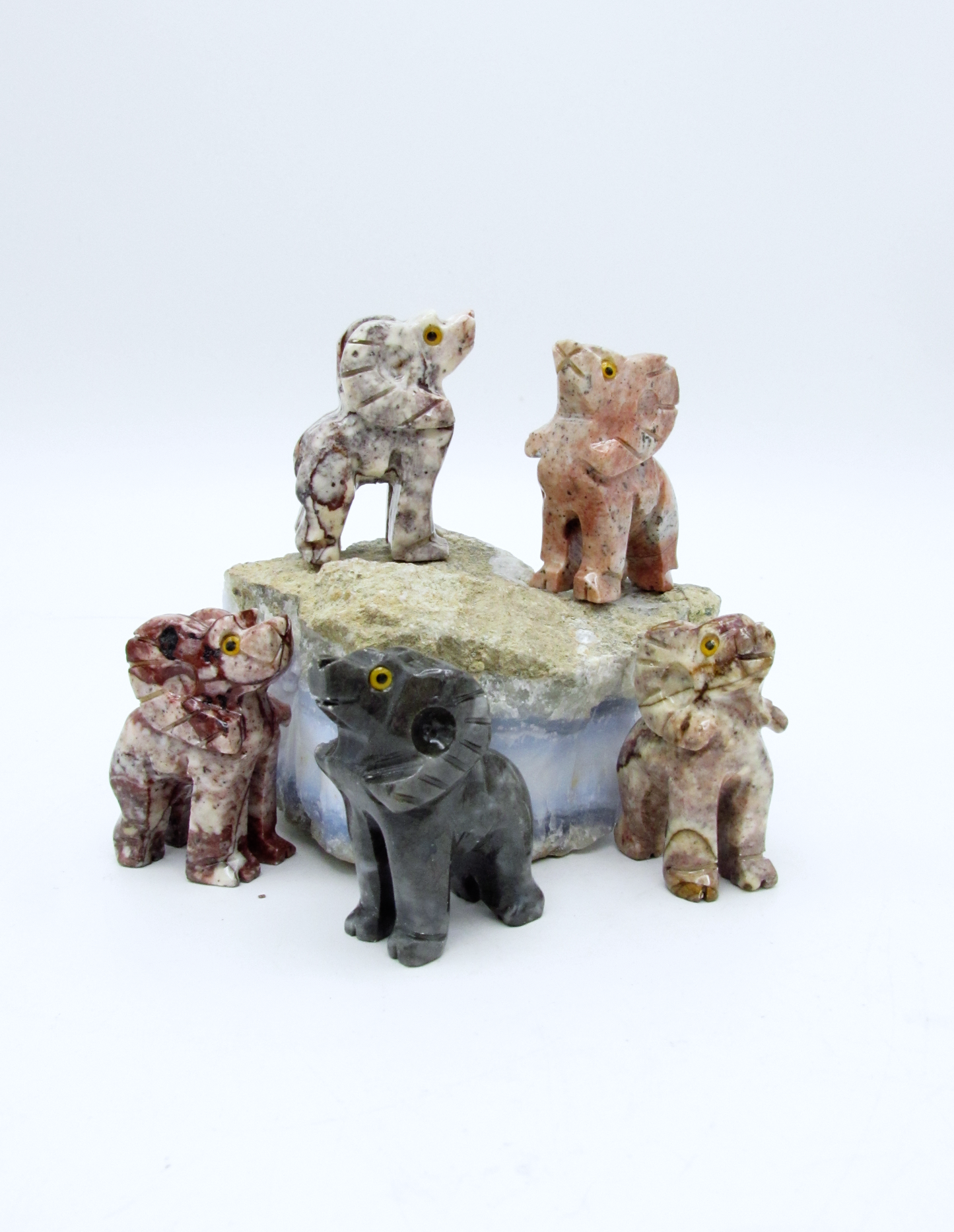 Hand-Carved Soapstone Animals | Collectible Figures