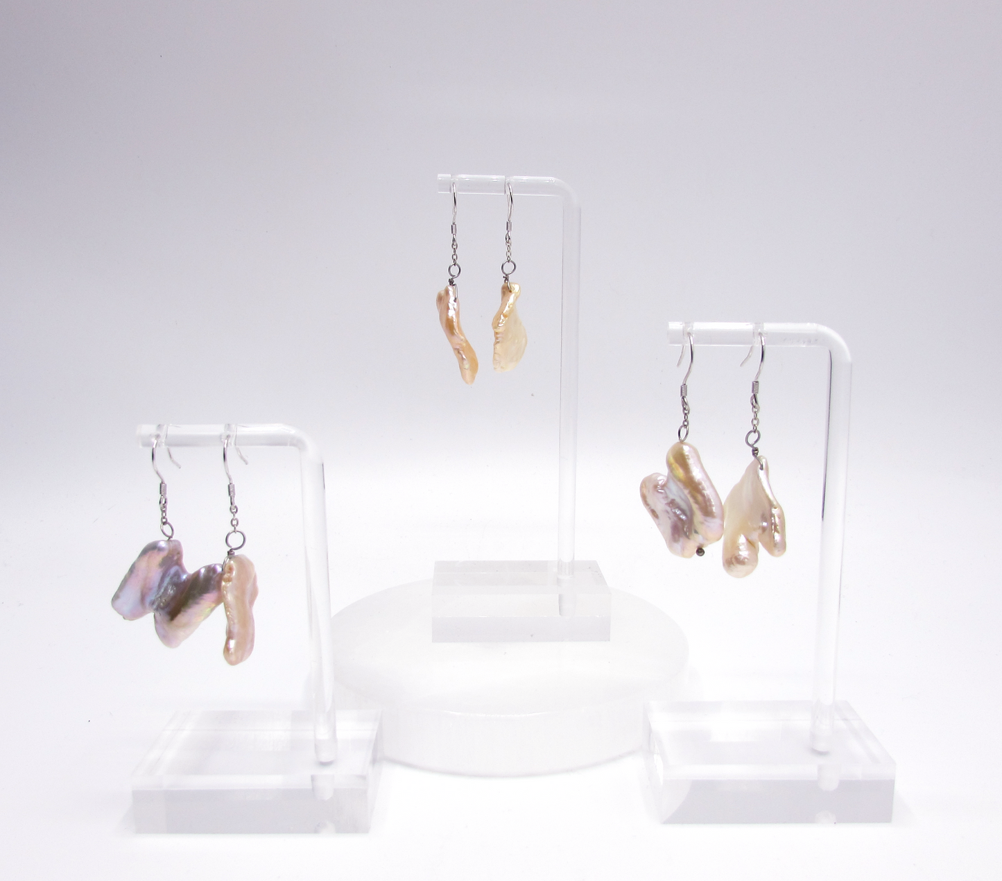 Freeform MOP Earring .925
