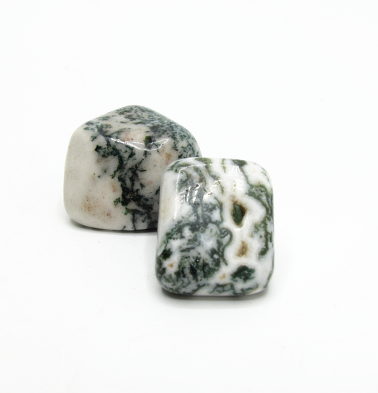 Moss Agate Tumbled