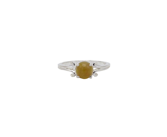 Ethiopian Opal Full Moon Ring | Sterling Silver