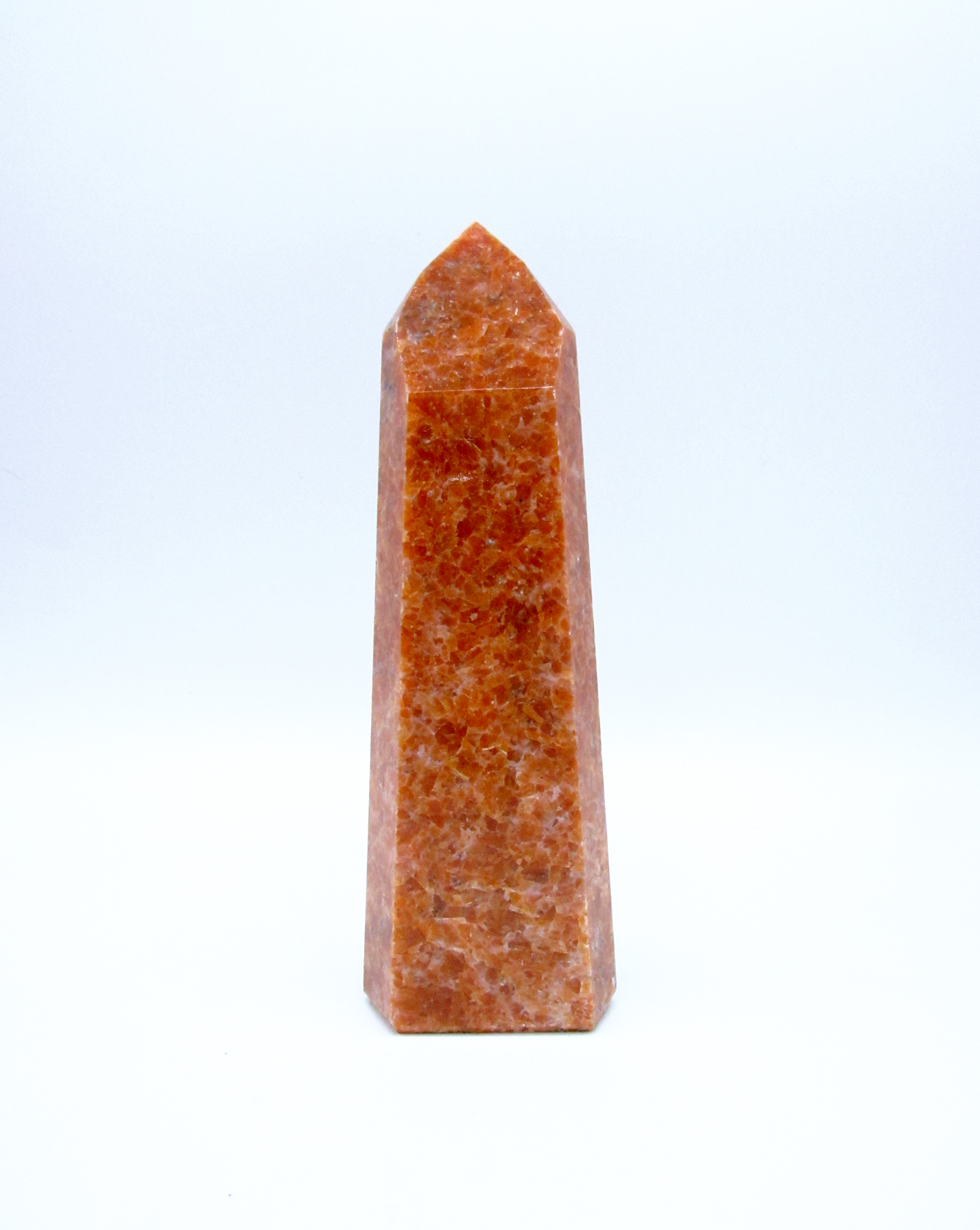 Orange Calcite Towers | Freeform Polished Calcite Point