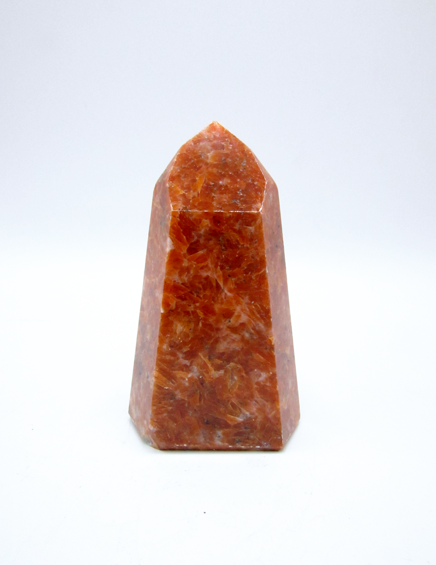 Orange Calcite Towers | Freeform Polished Calcite Point