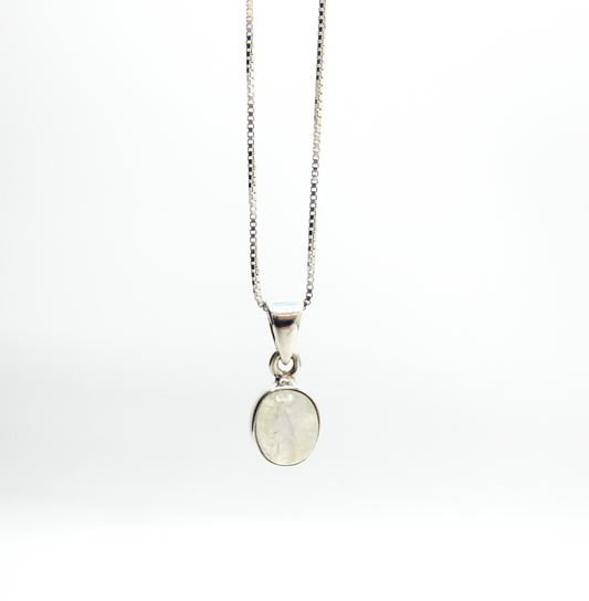 Mini Moonstone Pendant .925
