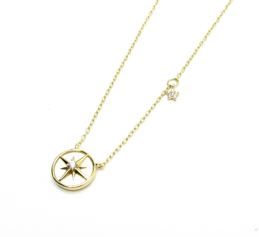 Pearl Starburst NK 14K GP