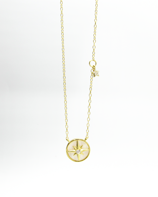 Pearl Starburst NK 14K GP