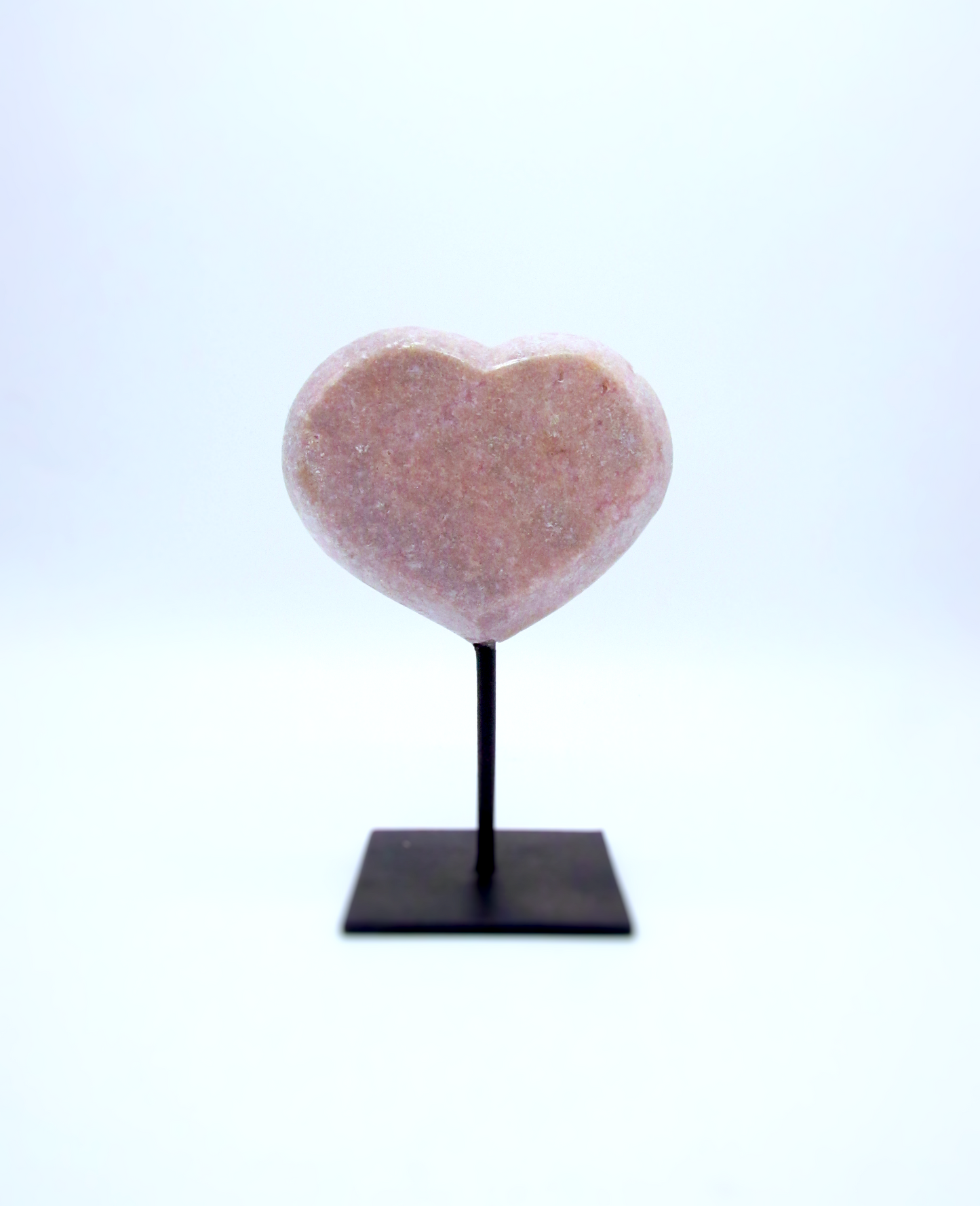 Pink Amethyst Heart Stand