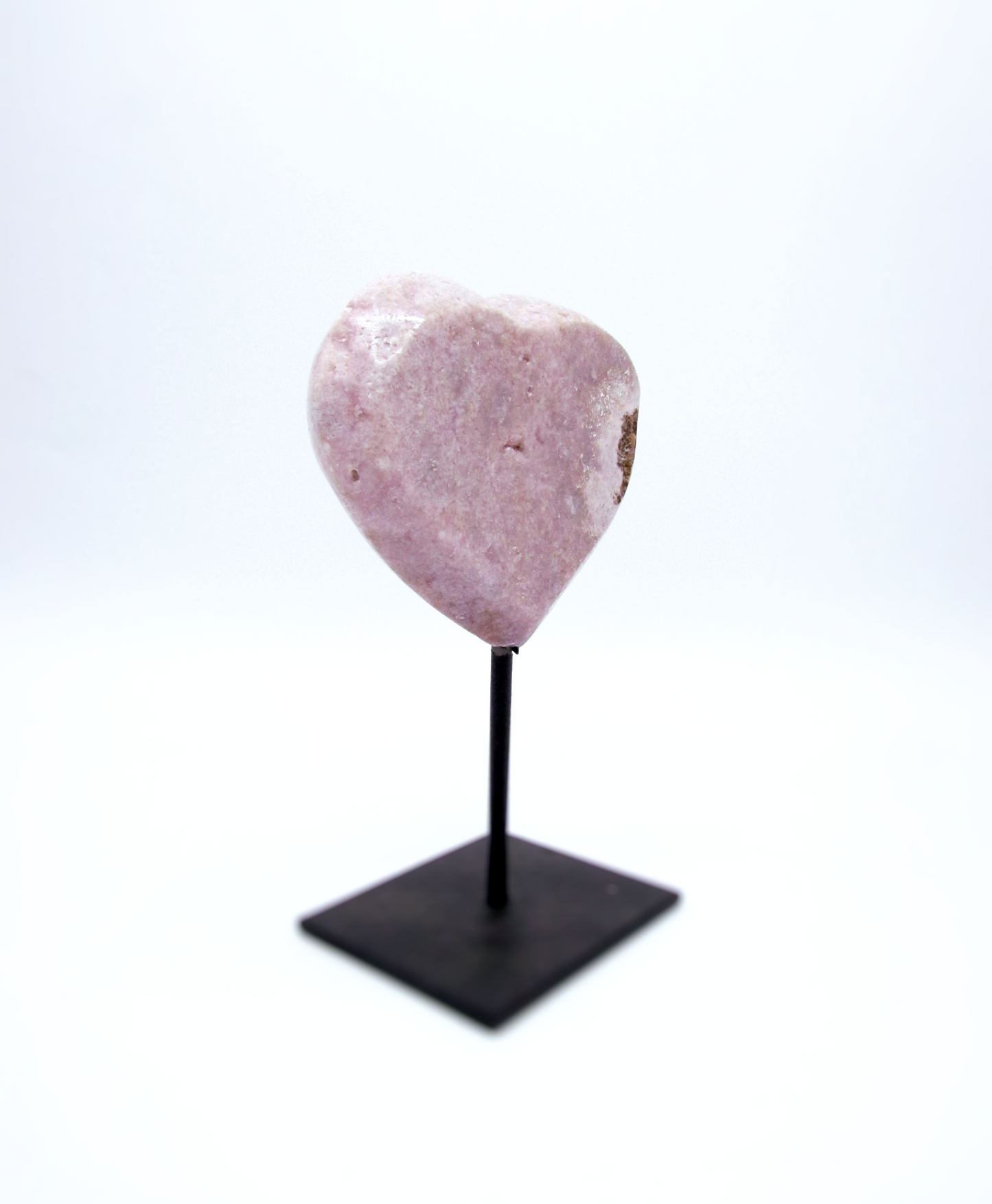 Pink Amethyst Heart Stand