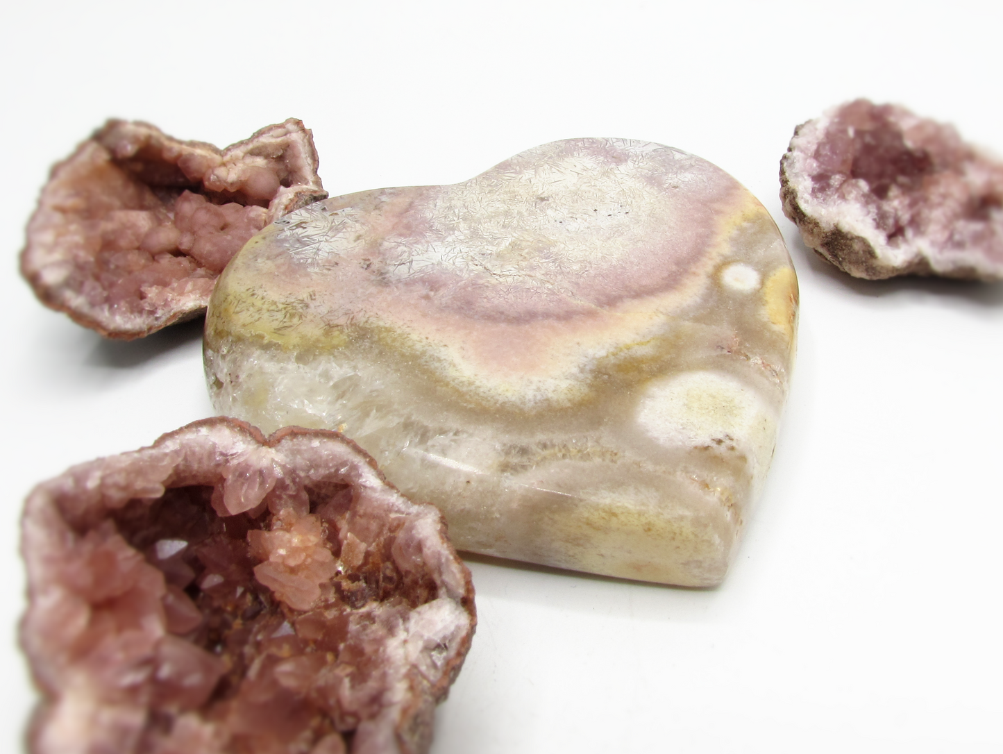 Pink Amethyst Heart