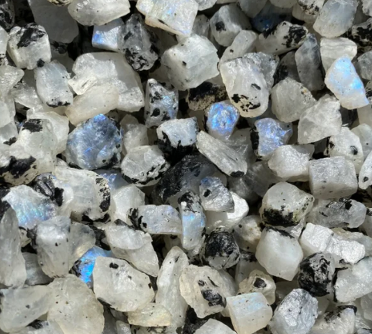 Raw Rainbow Moonstone Mini | Grade A