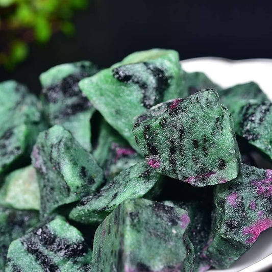 Raw Ruby Zoisite