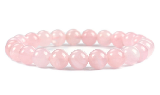 Rose Quartz Stretch Bracelet 8mm