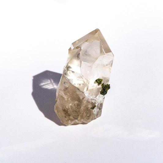 Green Tourmaline & Quartz Grade AA